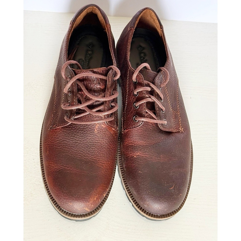 Columbia Men's Omni Grip Leather Oxford/walking Shoes. New In Size 9